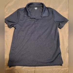 Boy's Short Sleeve Polo Uniform Shirt 👕 Navy Blue-Size M-8